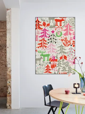 X-Mas Winter Forest Pattern