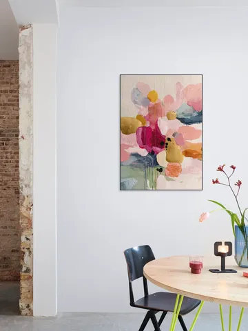 A Soft Pink Abstract