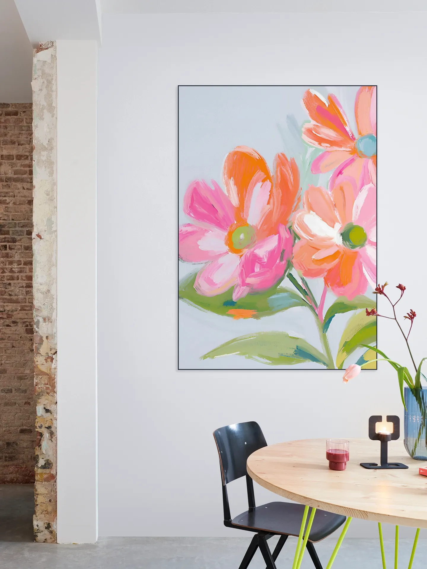 Vibrant Floral Artwork