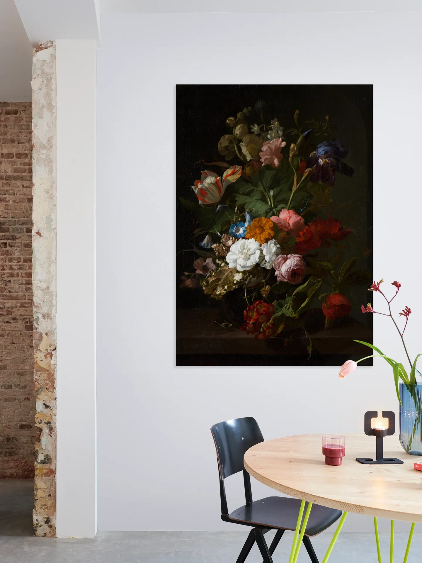 Vaas met bloemen