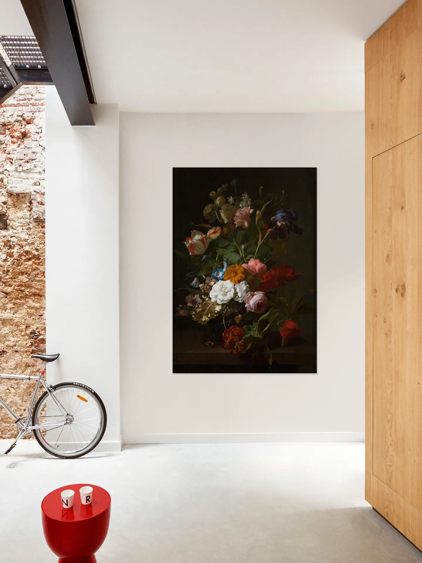 Vaas met bloemen