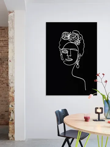 Frida Kahlo black & white