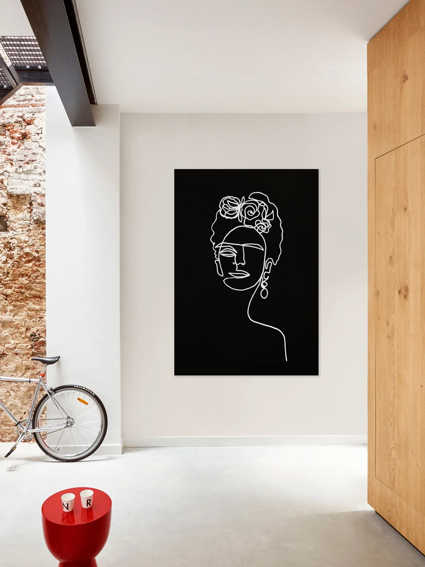 Frida Kahlo black & white