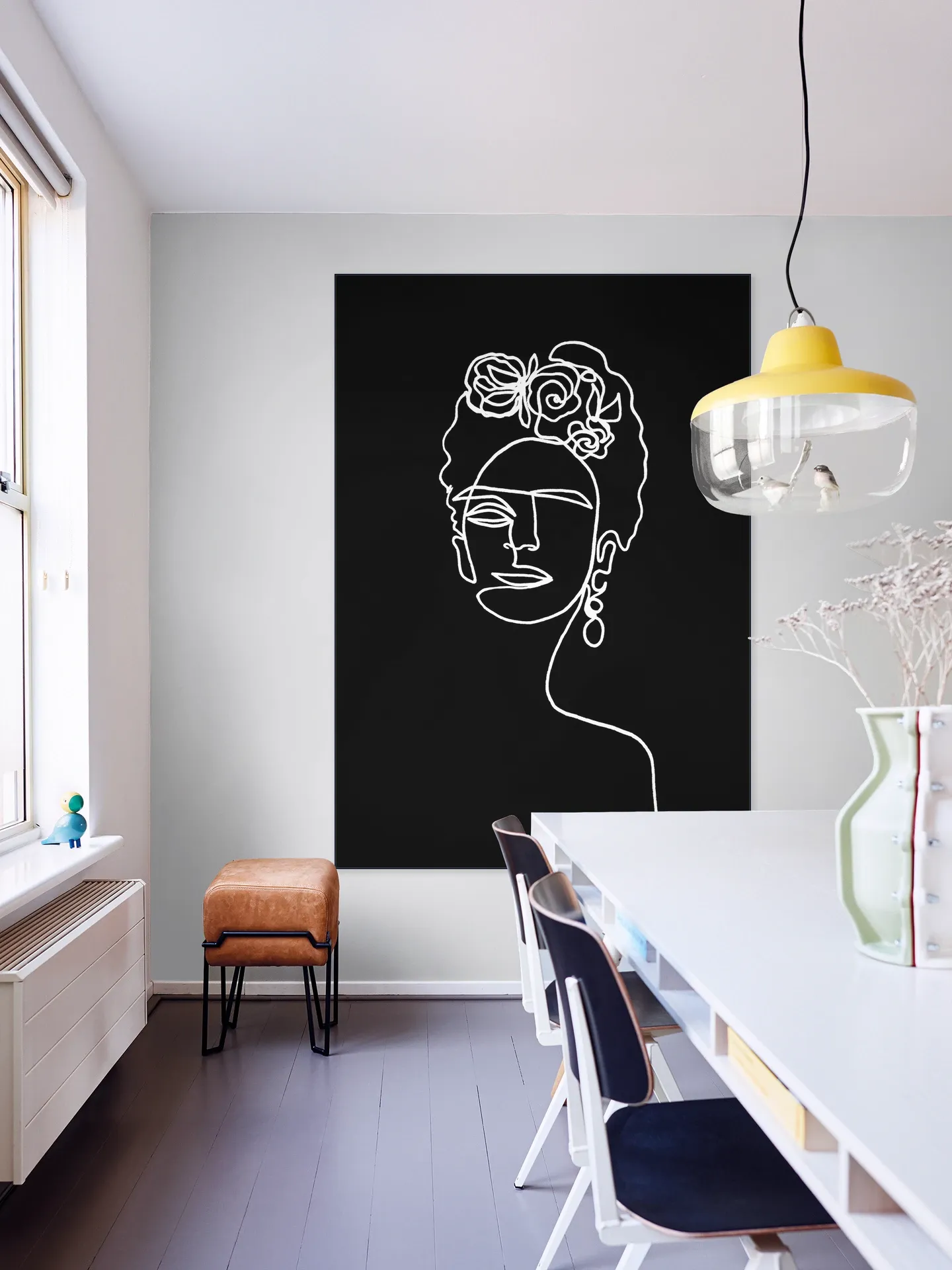 Frida Kahlo black & white