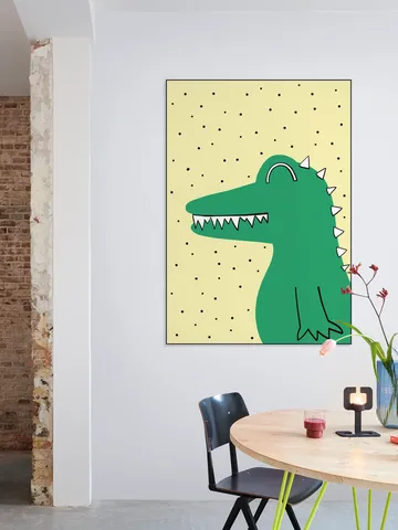 Yellow and Crocodile