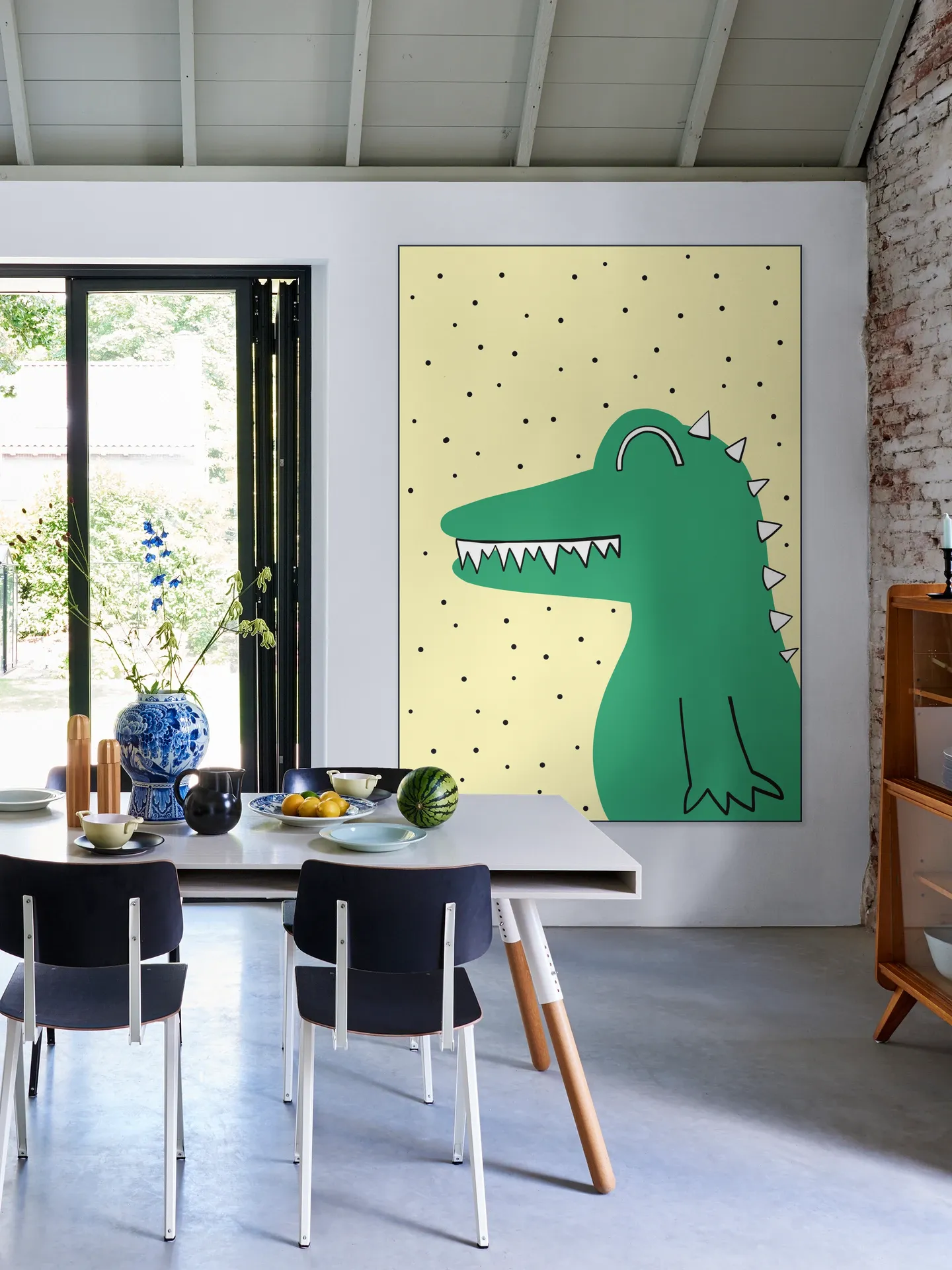 Yellow and Crocodile
