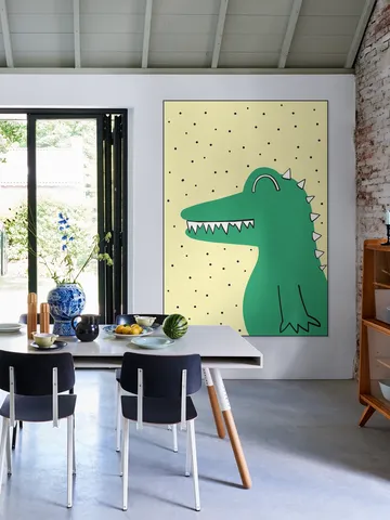Yellow and Crocodile