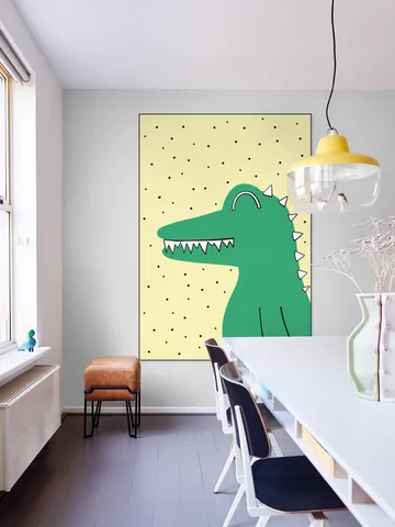 Yellow and Crocodile