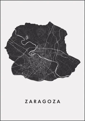 Zaragoza City Map