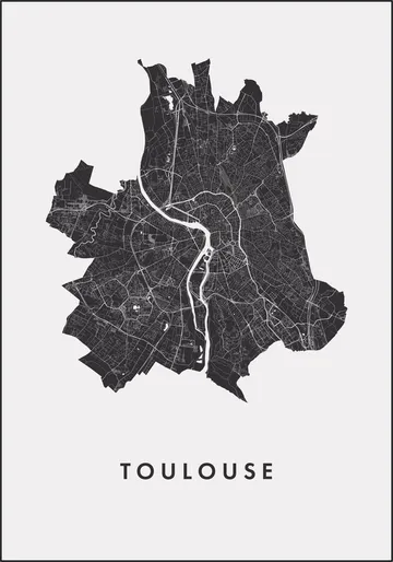 Toulouse City Map