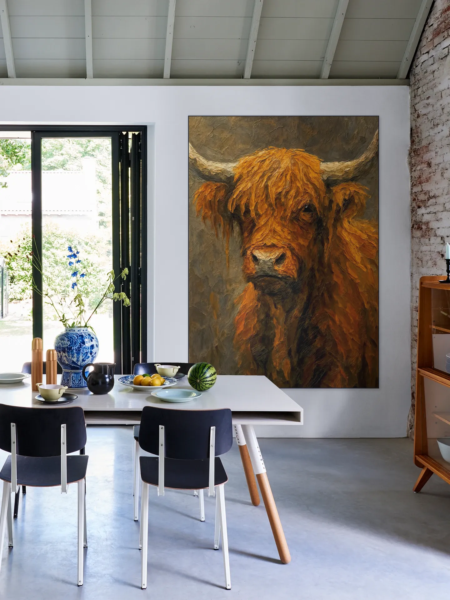 Red-brown Scottish Highlander
