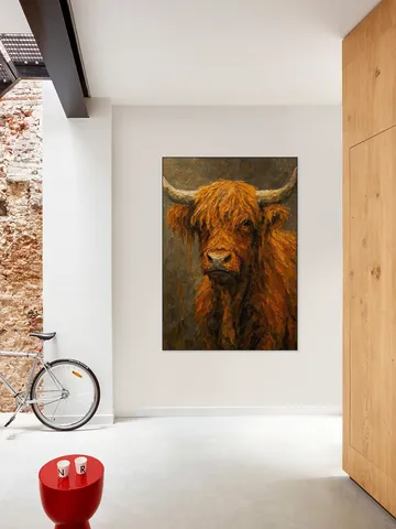 Red-brown Scottish Highlander