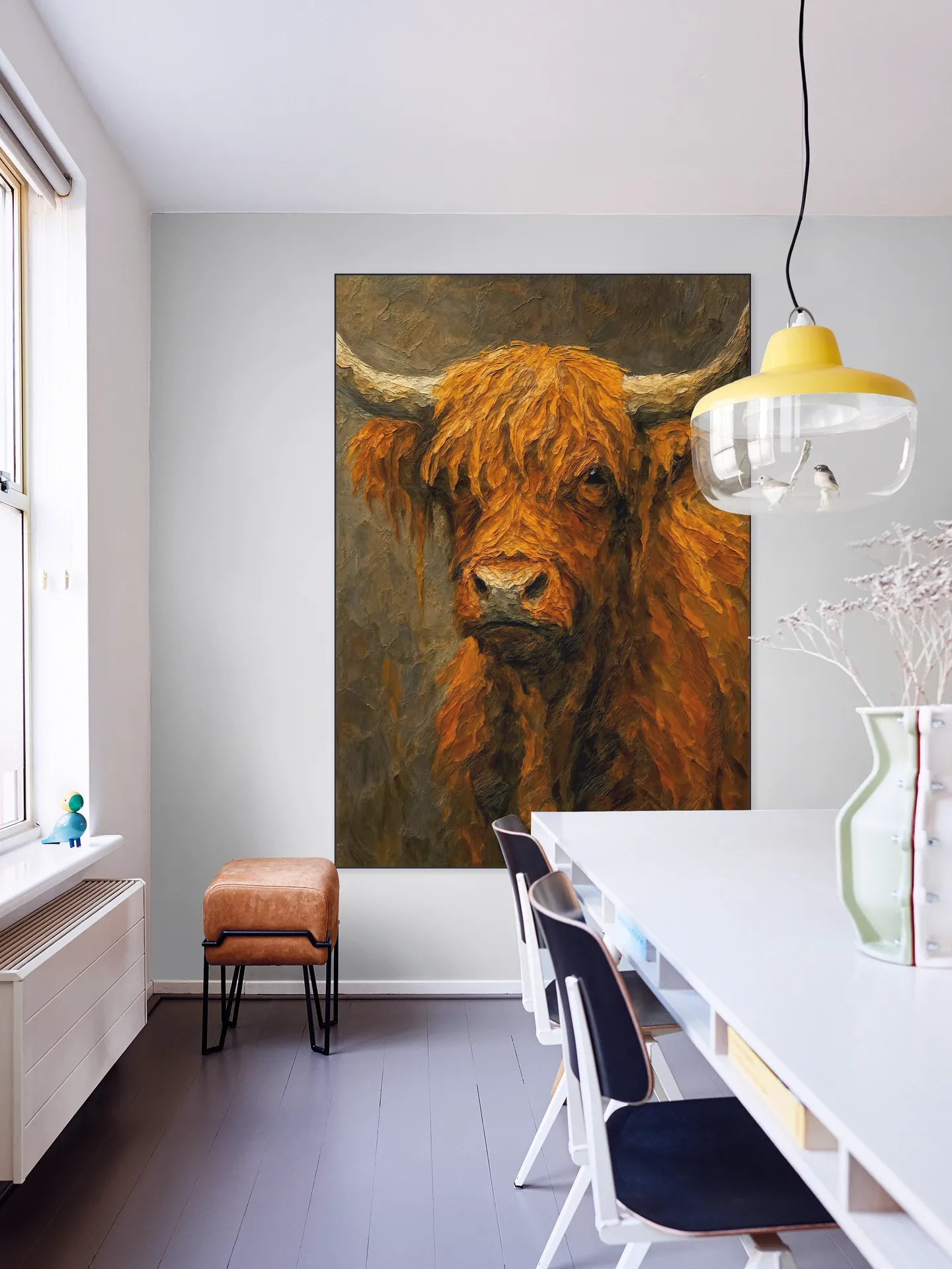 Red-brown Scottish Highlander