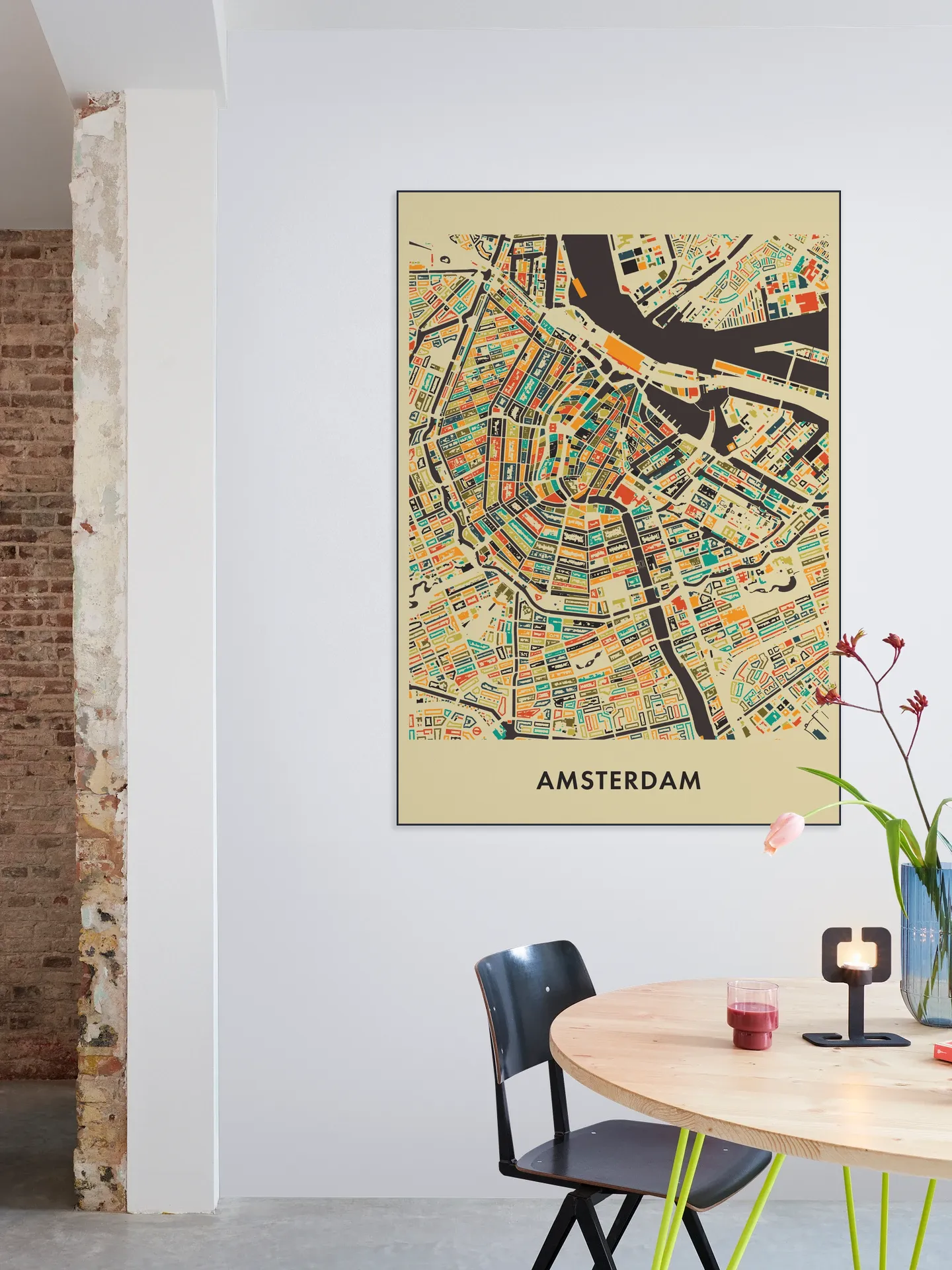 Amsterdam Mosaic Map