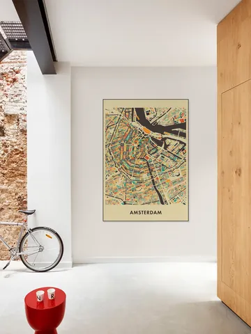 Amsterdam Mosaic Map