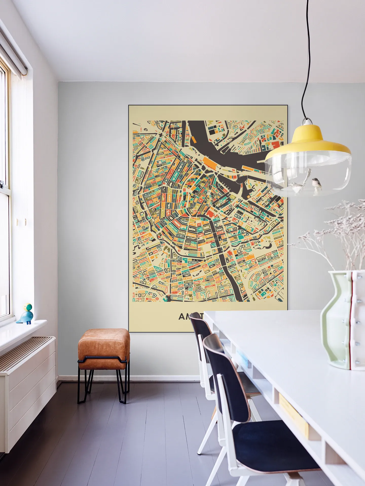 Amsterdam Mosaic Map