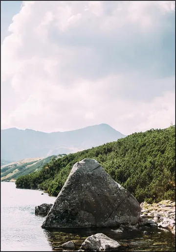 Rock in Lake