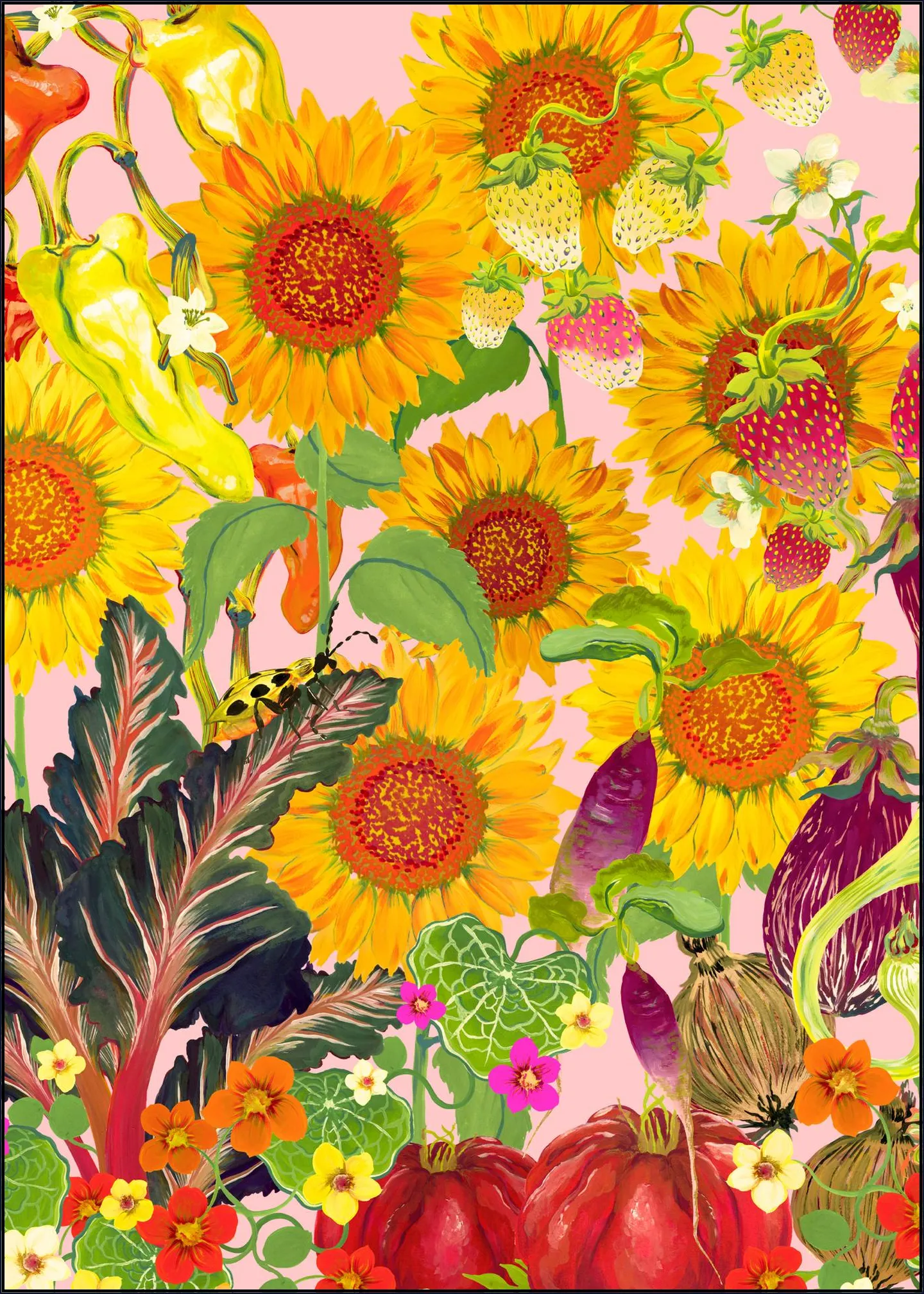 Vegetable Garden Pink