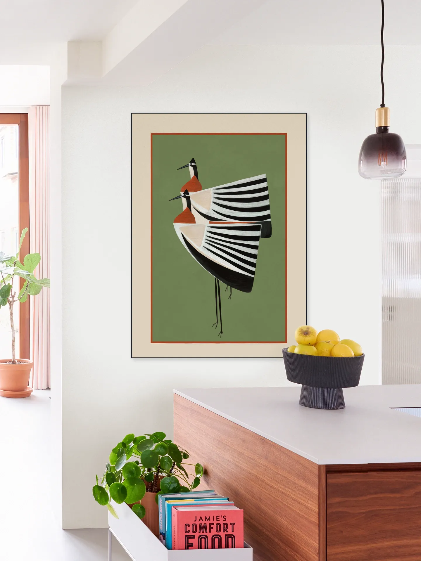 Striped Bird Pair
