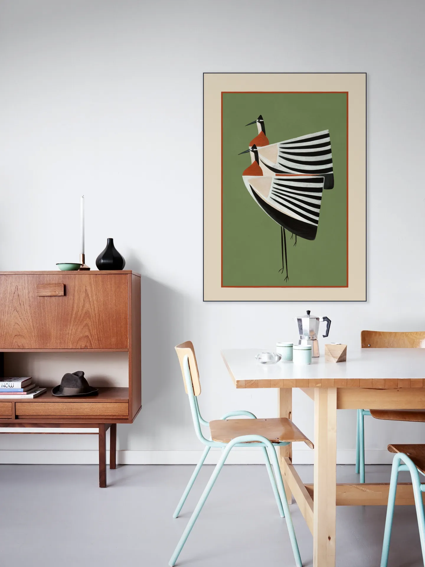 Striped Bird Pair