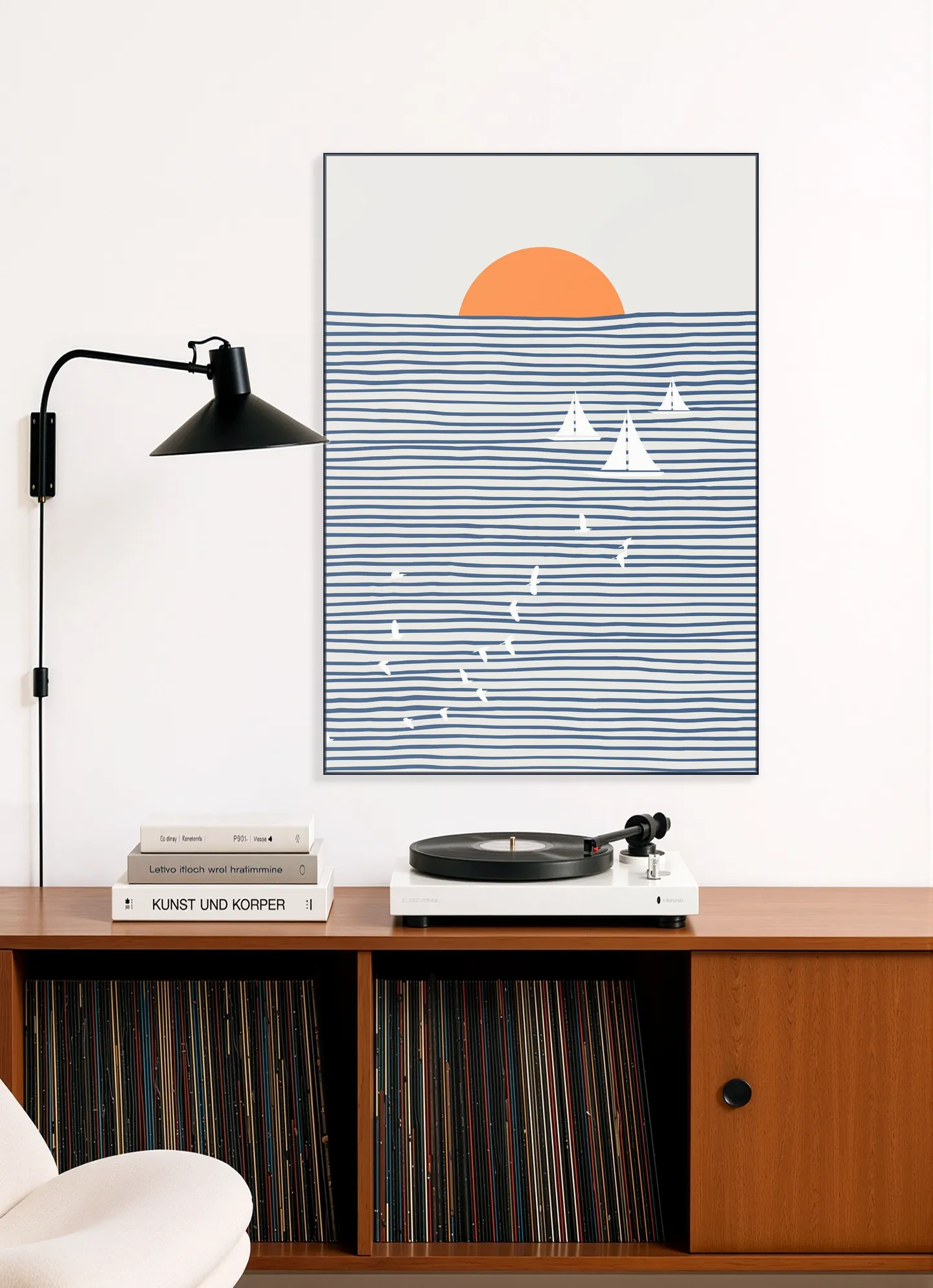 Three White Sails