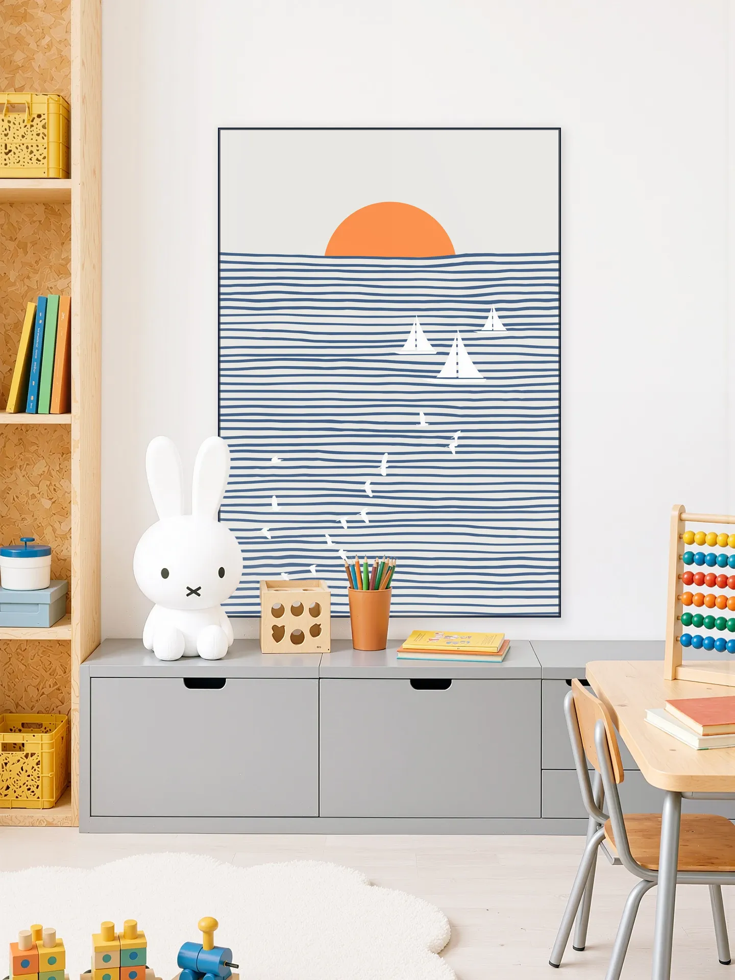 Three White Sails
