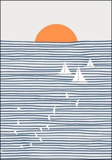 Three White Sails