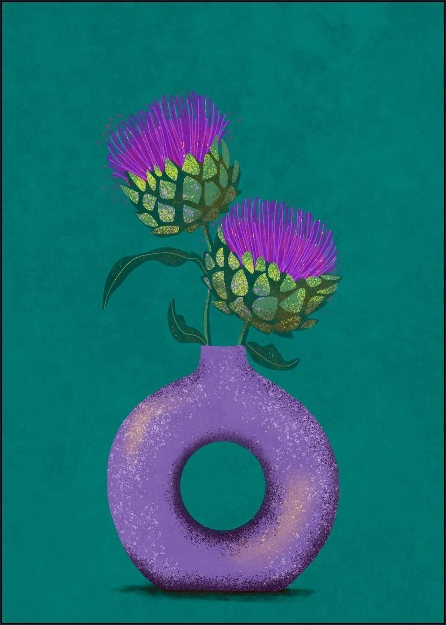 Artichoke In A Vase