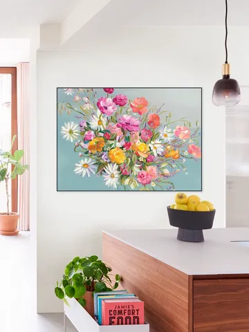 Blooms On Blue