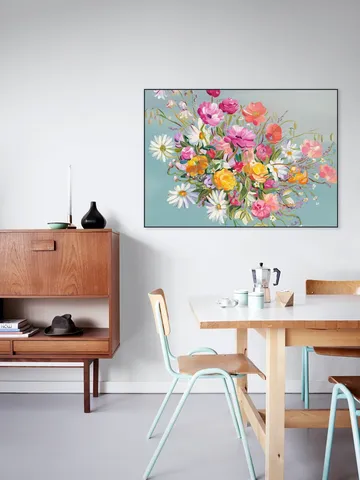 Blooms On Blue