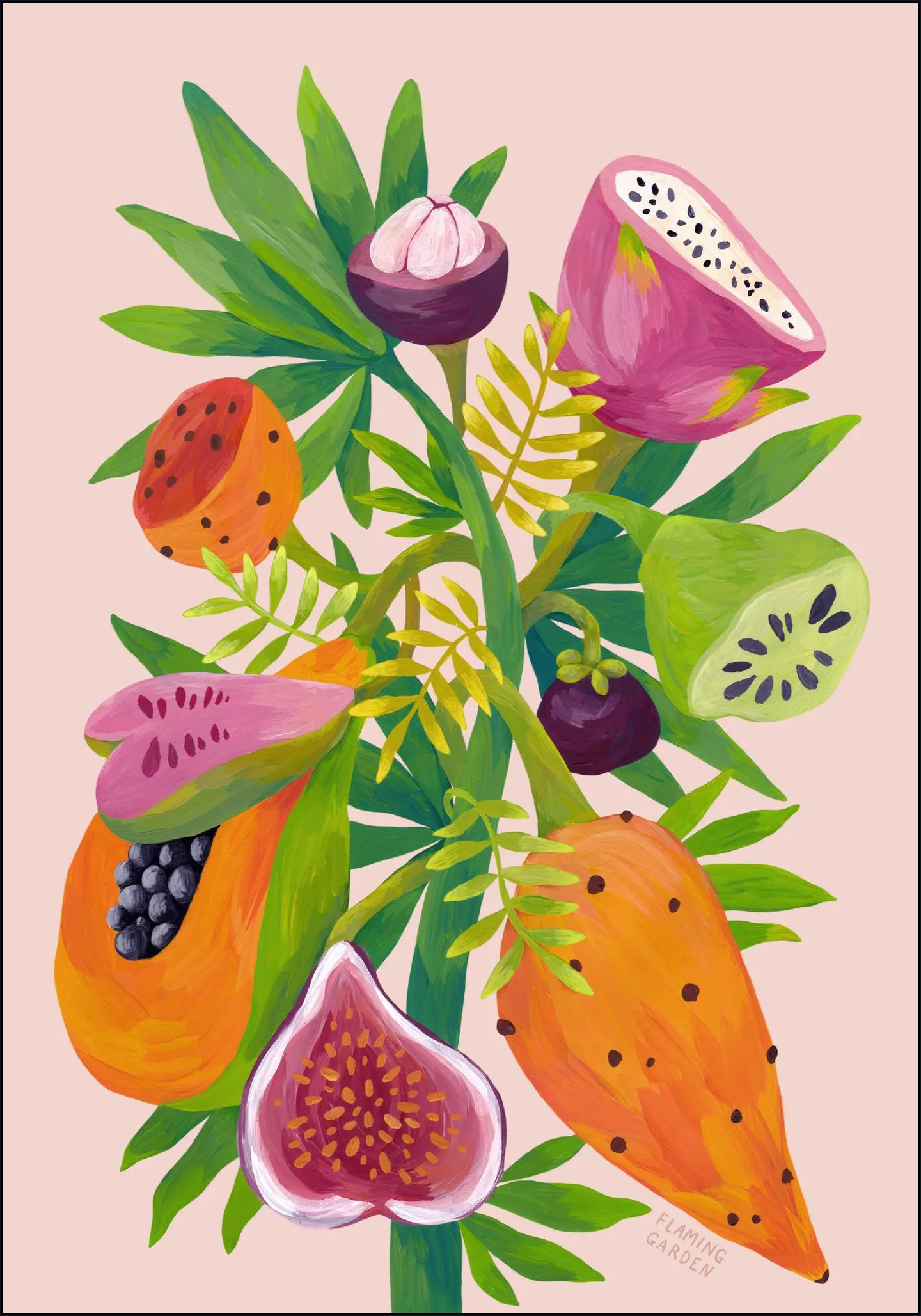 Exotic Fruits pink