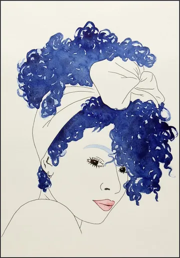 Sexy Lady with Curls