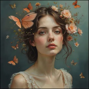 Crowned in Roses and Wings