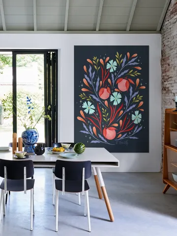 Wild Flowers and Oranges Coral