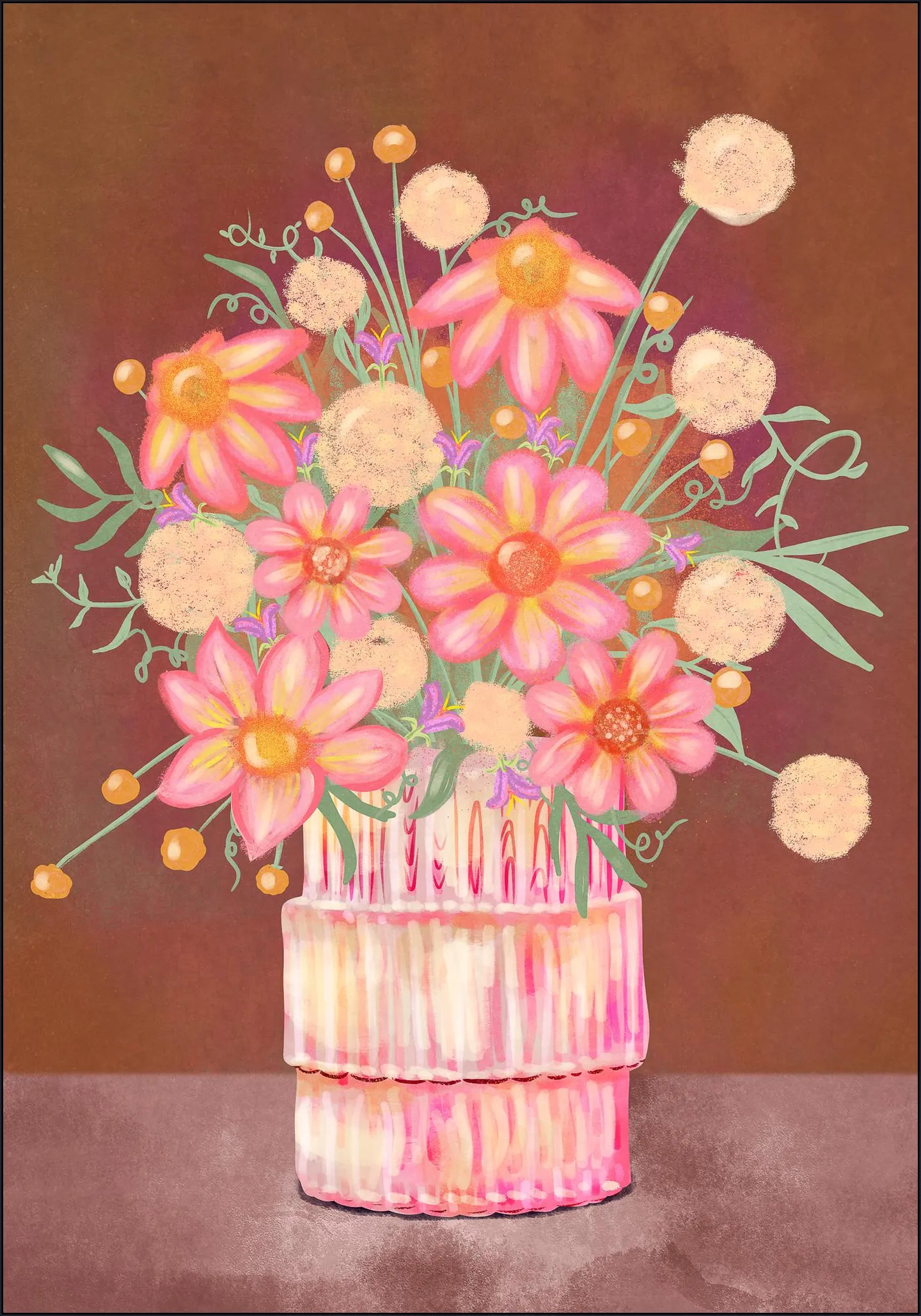 Vintage Flower Bouquet