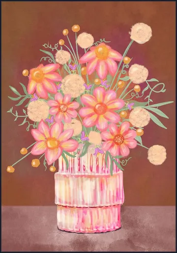 Vintage Flower Bouquet