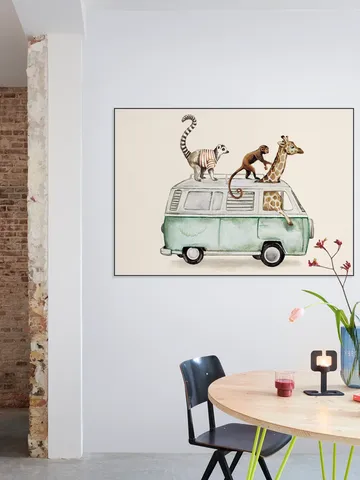 Van with Animals