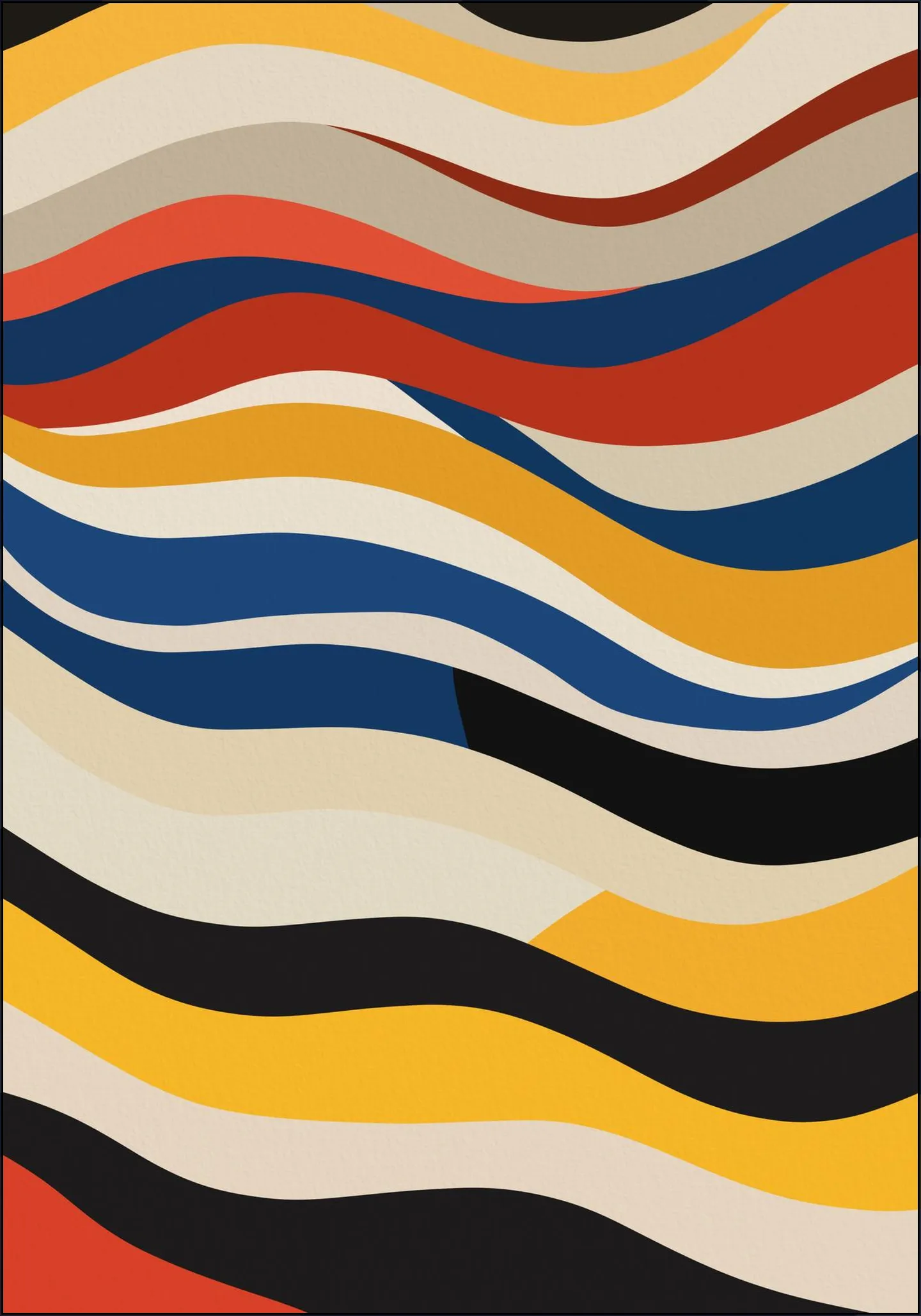Bauhaus - Wavy stripes