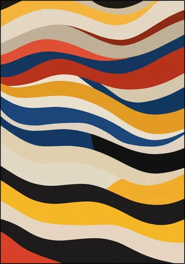 Bauhaus - Wavy stripes