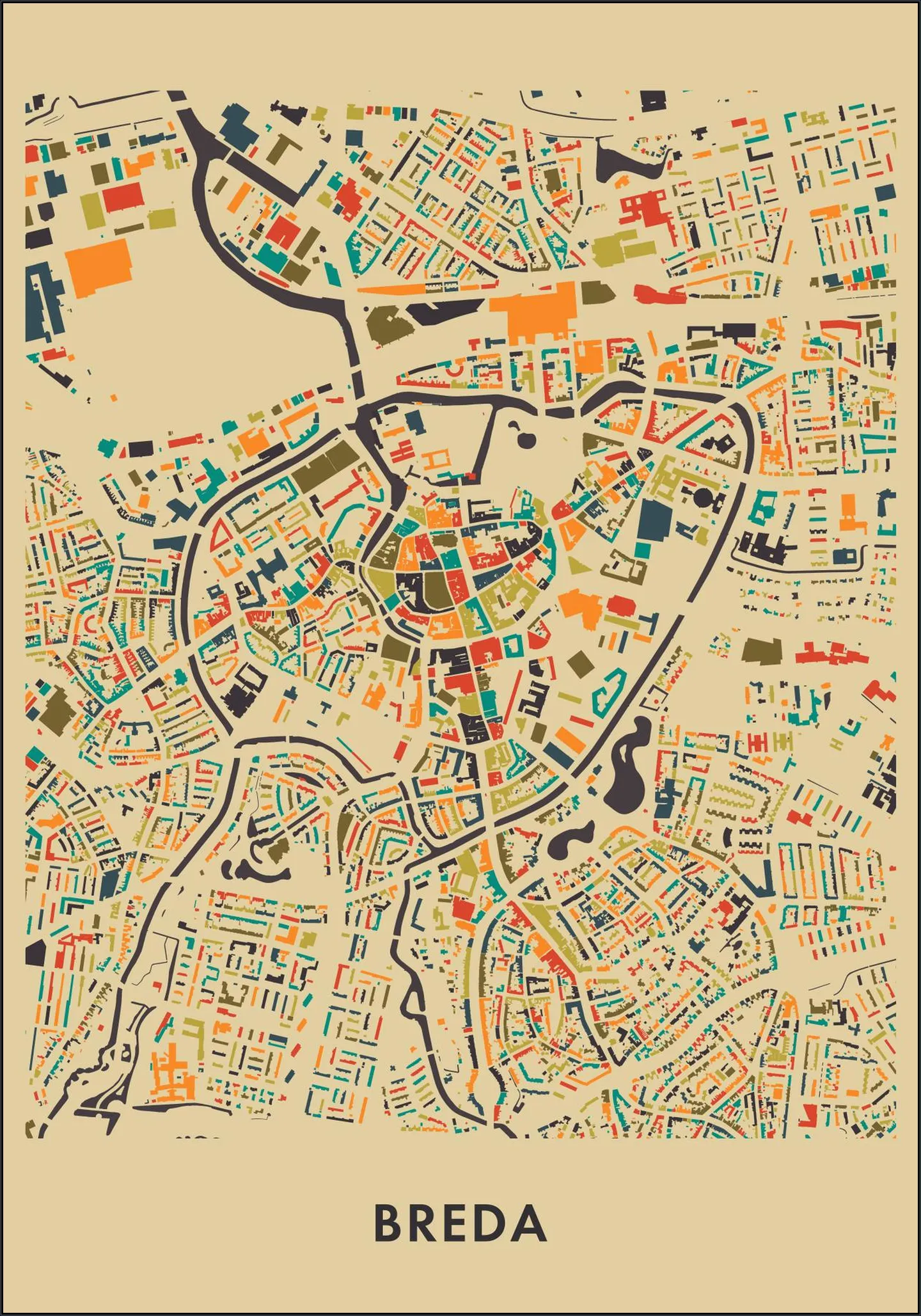Breda Mosaic Map