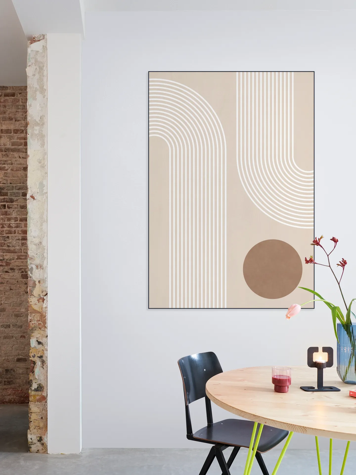 Beige Arc Poster No.1