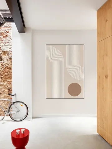 Beige Arc Poster No.1