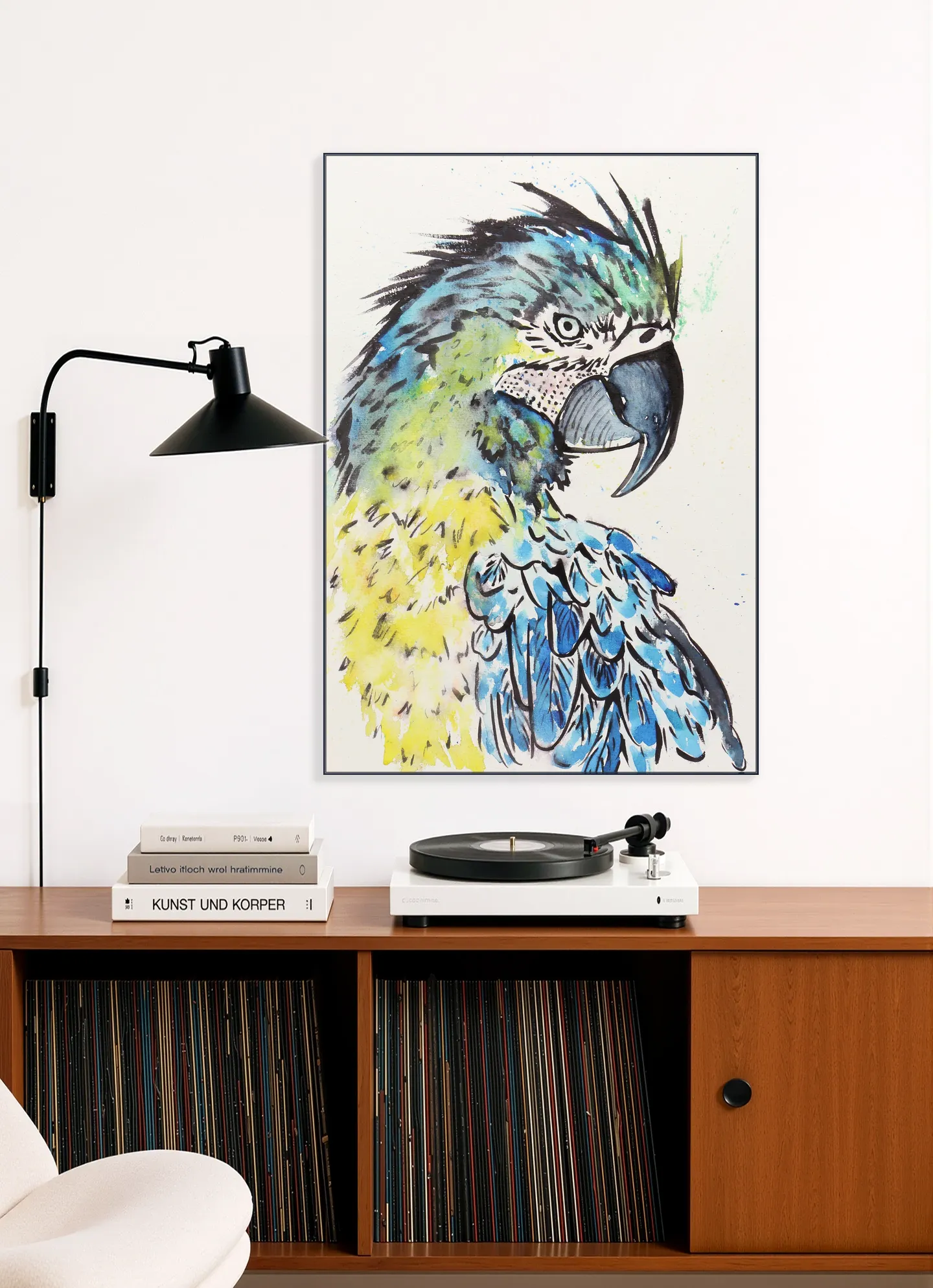 The Blue Macaw Parrot