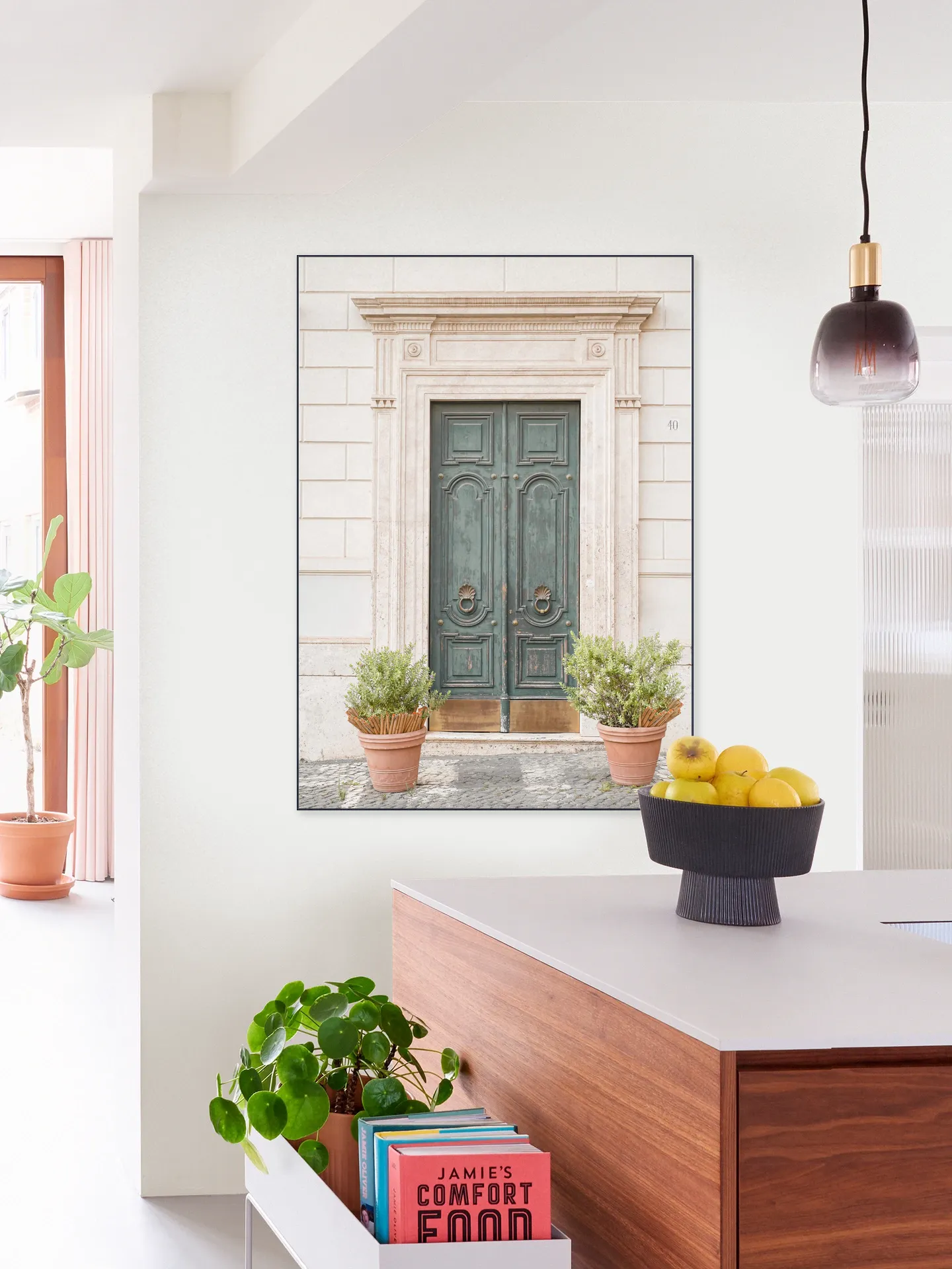 The Green Door in Rome