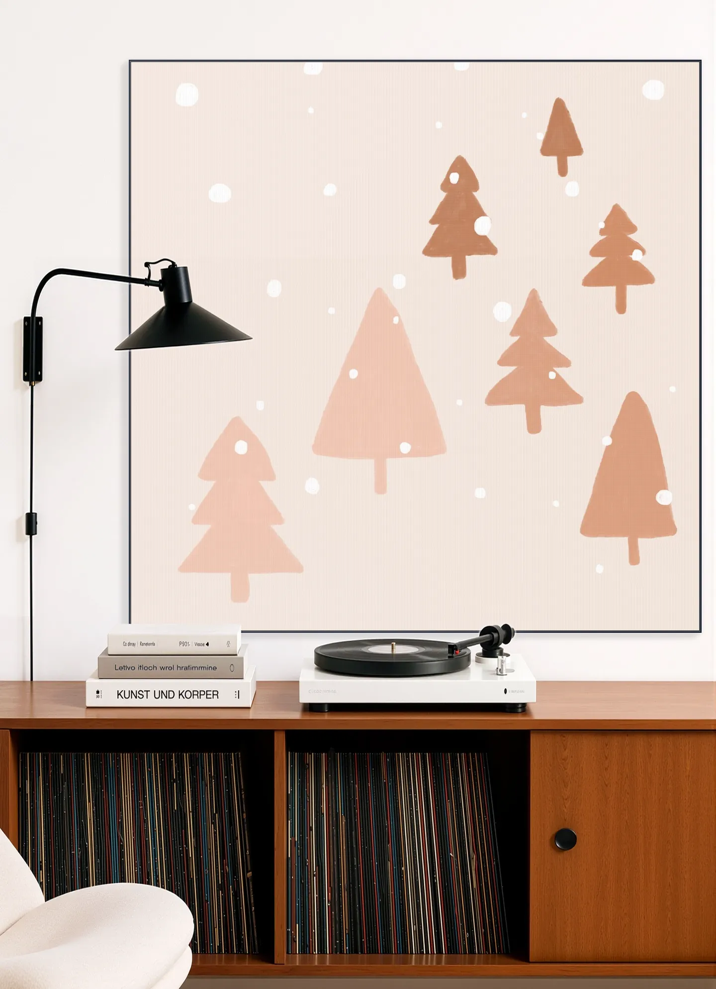 Pastel Winter Trees