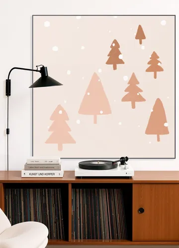 Pastel Winter Trees