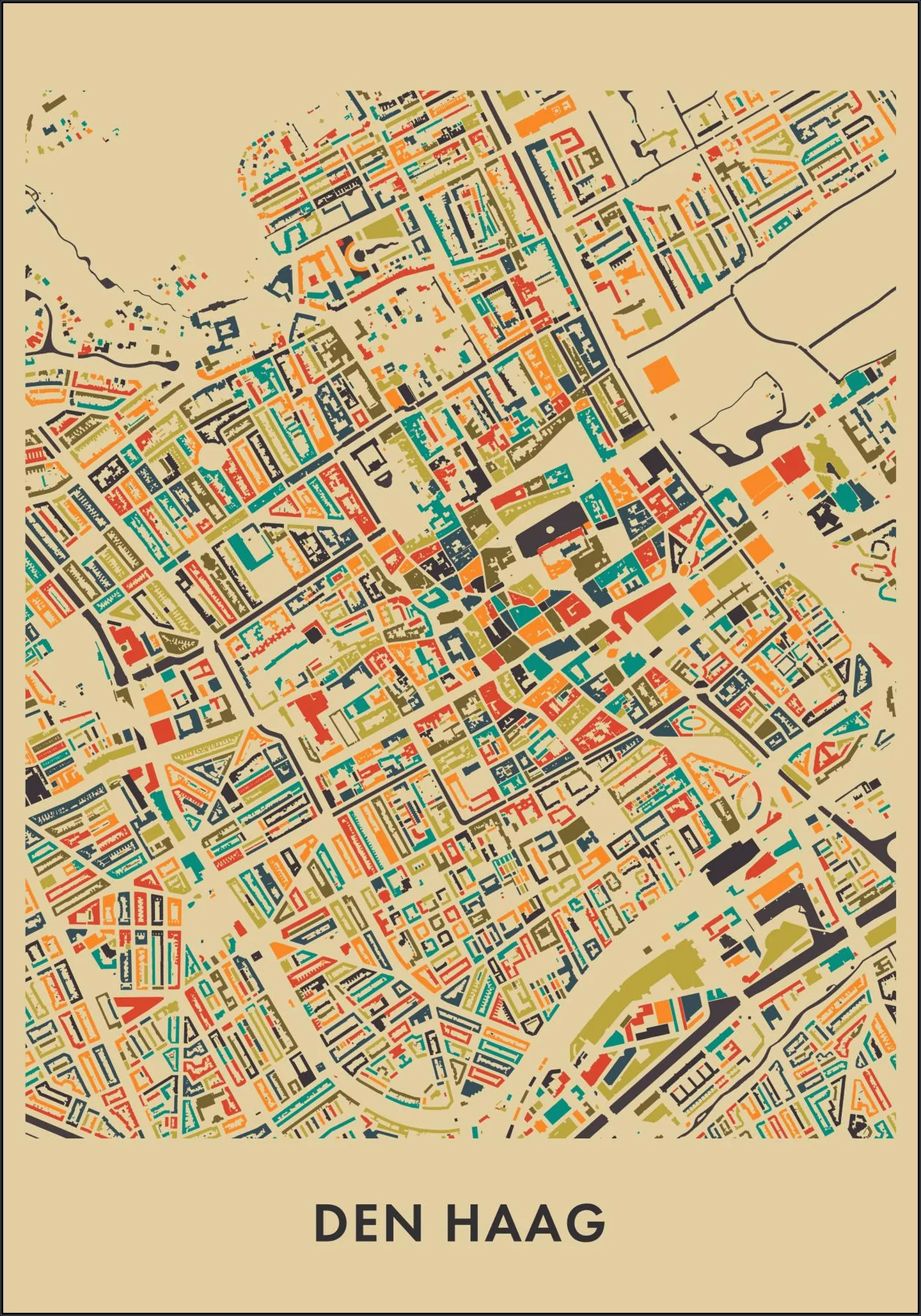 Den Haag Mosaic Map