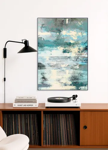 Birds Flying Over The Lake