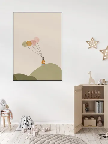 Girl and her Balloons