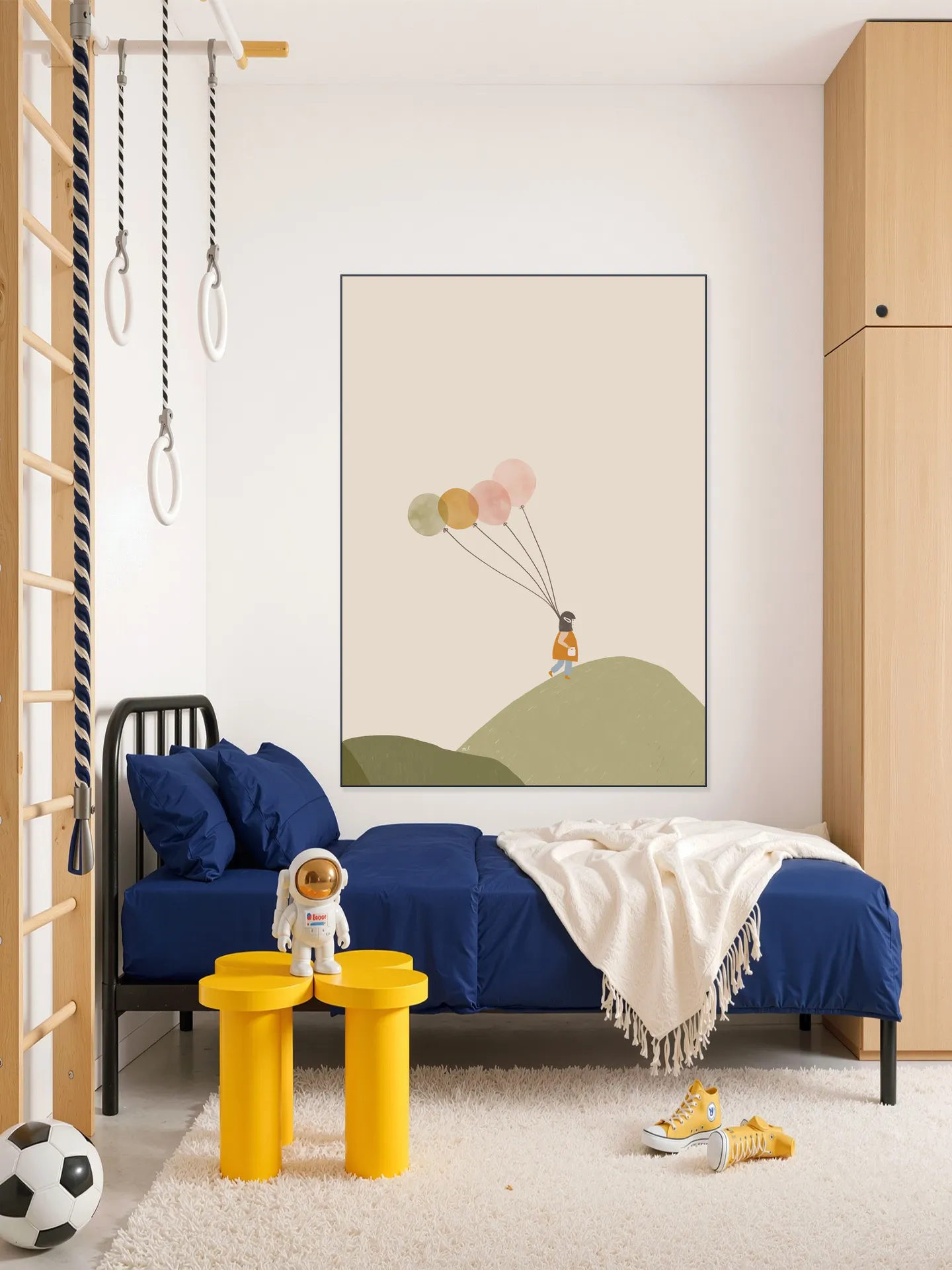 Girl and her Balloons